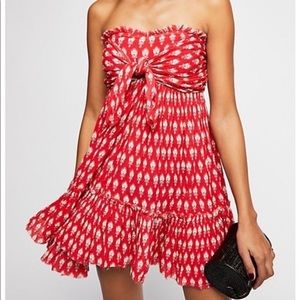 Free people Strapless Dress